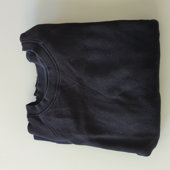 EUC Sincerely Jules Bandier black oversized distressed sweatshirt S - Picture 2 of 10